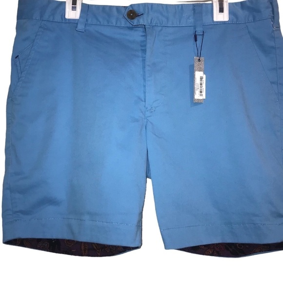Lords Of Harlech John Lux Blue Shorts 36 NWT - Picture 1 of 6